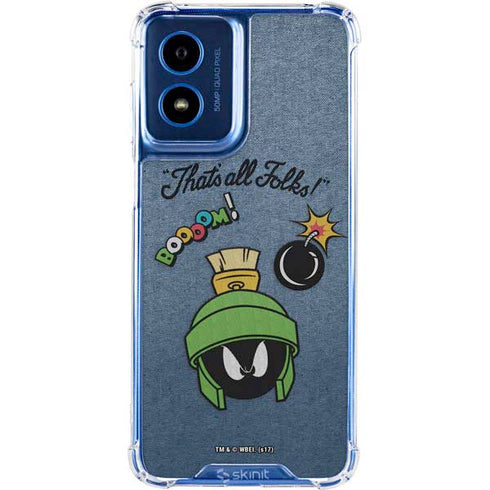 Looney Tunes Marvin Thats All Folks Moto G 5G (2024) Clear Case